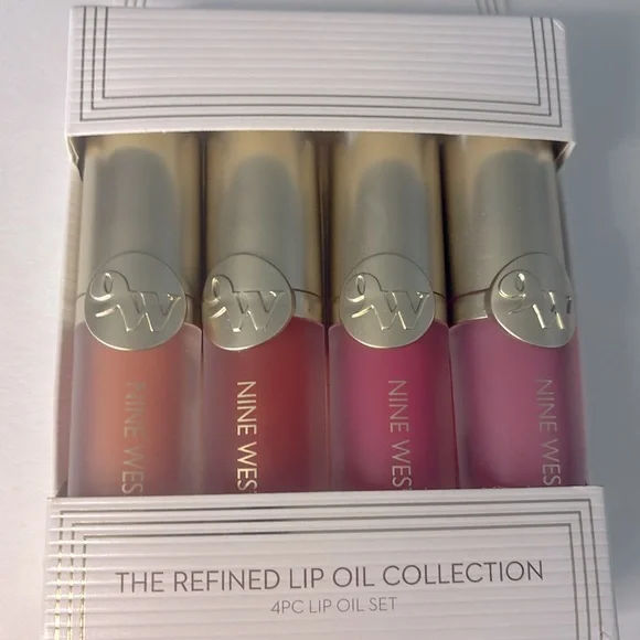 ✨🌿Nine West Refined Lip Oil Collection – 4-Piece Lip Oil Set - Picture 2 of 3